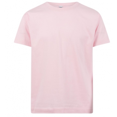 Baby T-shirt basic korte mouw roze